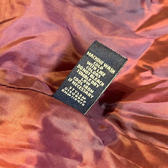 US Polo Assn Purple Polka Dot Puffer Vest Women’s Medium - Picture 7 of 8